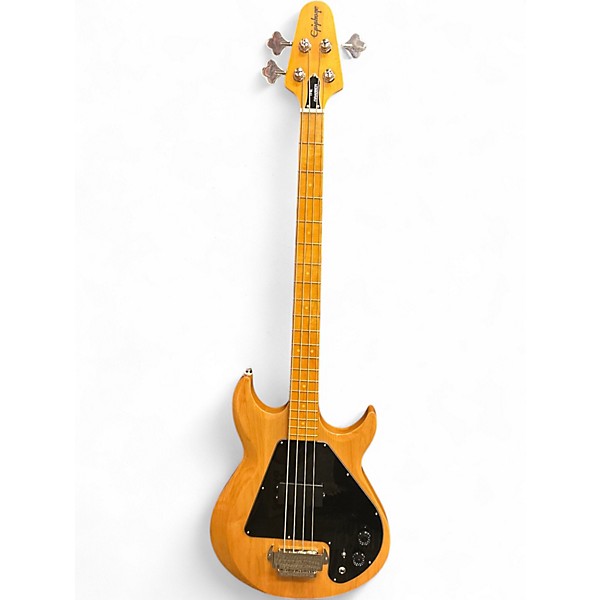Used Epiphone GRABBER Natural Electric Bass Guitar