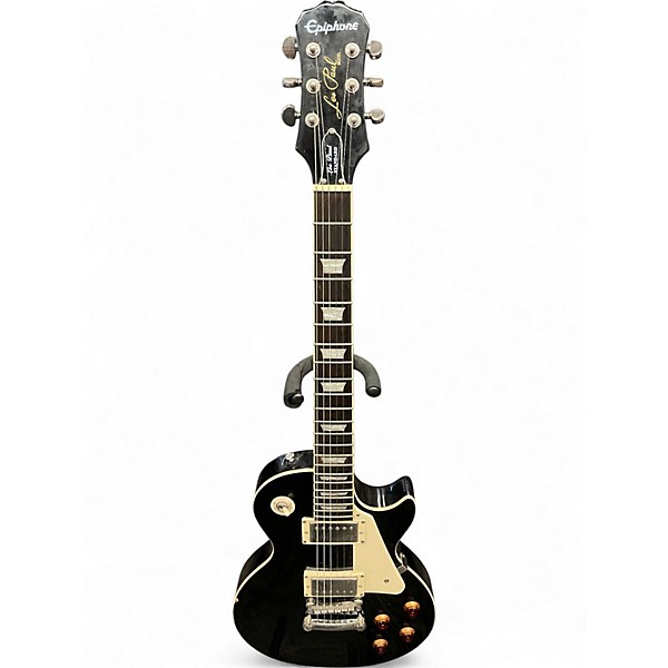 Used Epiphone Les Paul Standard Ebony Solid Body Electric Guitar