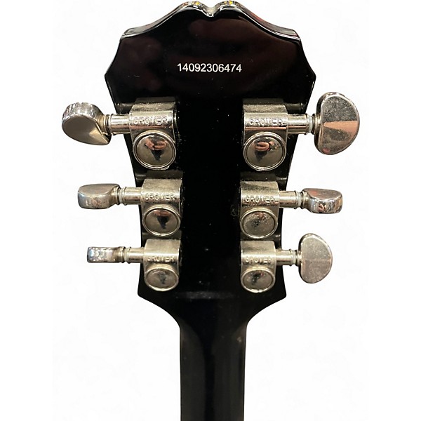 Used Epiphone Les Paul Standard Ebony Solid Body Electric Guitar