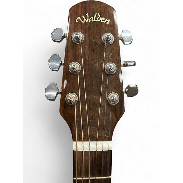 Used Walden d555ce Natural Acoustic Electric Guitar