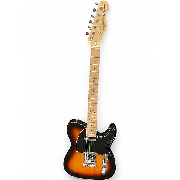 Used Squier Telecaster Vintage Sunburst Solid Body Electric Guitar
