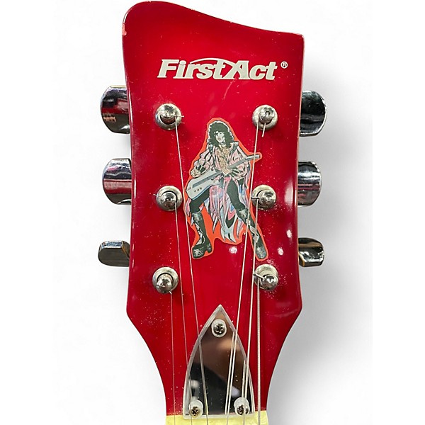 Used First Act ME 501 Red Burst Solid Body Electric Guitar