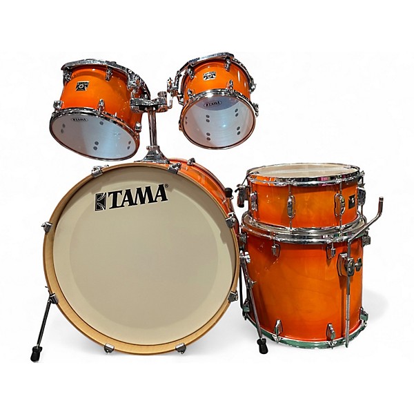Used TAMA 5 Piece Superstar Classic 5 Piece Orange Sunburst Drum Kit