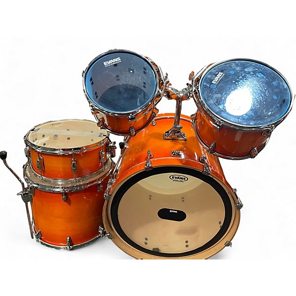 Used TAMA 5 Piece Superstar Classic 5 Piece Orange Sunburst Drum Kit