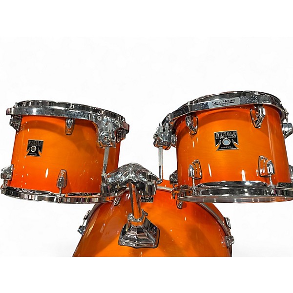 Used TAMA 5 Piece Superstar Classic 5 Piece Orange Sunburst Drum Kit