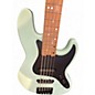 Used Schecter Guitar Research J5 Sea Foam Green Electric Bass Guitar