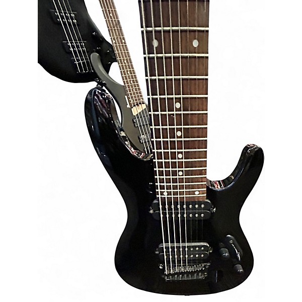 Used 2021 Ibanez S8 Black Solid Body Electric Guitar