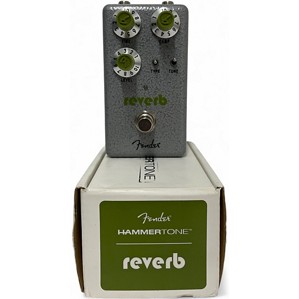 Used Fender Hammertone Reverb Effect Pedal