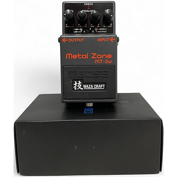 Used BOSS MT2W Metal Zone Waza Craft Effect Pedal