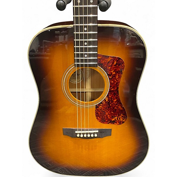Used Guild D140 2 Color Sunburst Acoustic Guitar
