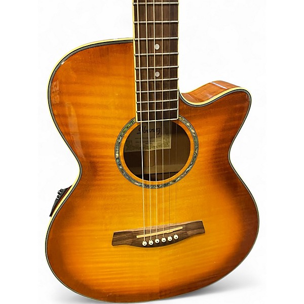 Used Ibanez AEG20 E 2 Color Sunburst Acoustic Guitar