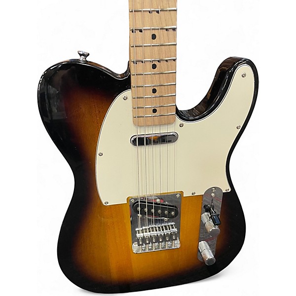 Used Squier Telecaster 2 Color Sunburst Solid Body Electric Guitar