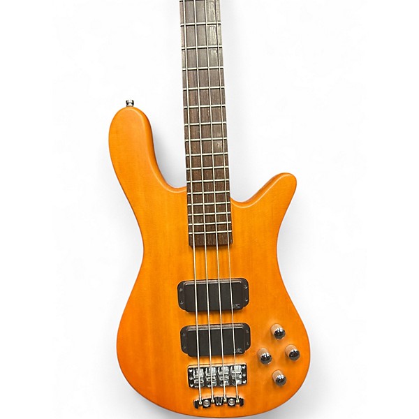 Used RockBass by Warwick CORVETTE 4 STRING ORANGE Electric Bass Guitar