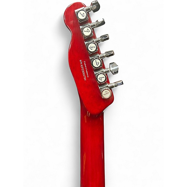 Used Fender Special Edition Custom Telecaster FMT HH Crimson Red Transparent Solid Body Electric Guitar