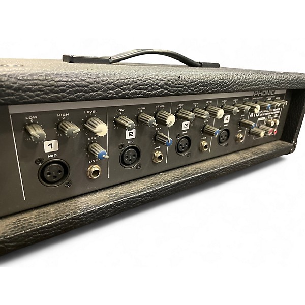 Used Phonic 410 POWERPOD 100W POWERED MIXER Powered Mixer