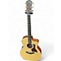Used Taylor 214ce DLX Natural Acoustic Electric Guitar thumbnail