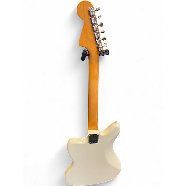 Used Fender Johnny Marr Signature Jaguar Olympic White Solid Body Electric Guitar