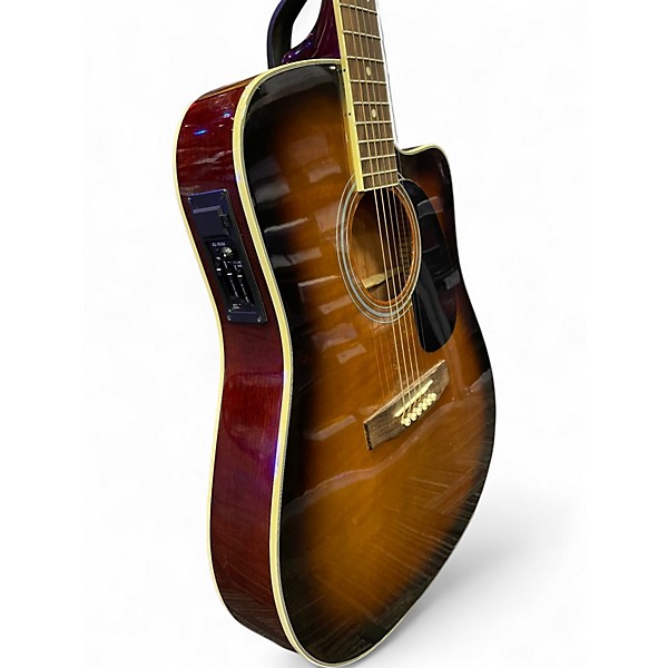 Used Carlo Robelli New York 2 Color Sunburst Acoustic Electric Guitar