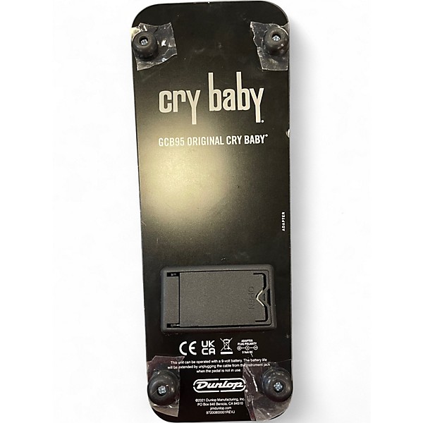 Used Dunlop GCB95 Original Crybaby Wah Effect Pedal