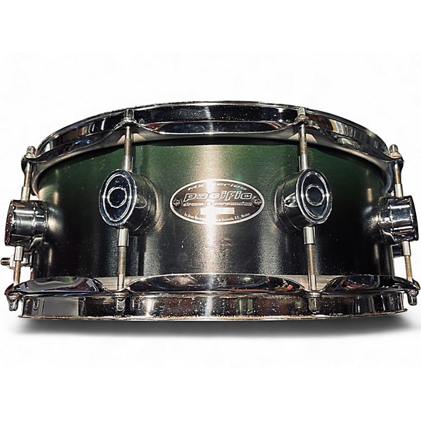Used PDP by DW 14X5.5 mx series snare green burst Drum