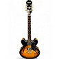 Used Epiphone Dot Deluxe Flametop 2 Color Sunburst Hollow Body Electric Guitar thumbnail