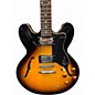 Used Epiphone Dot Deluxe Flametop 2 Color Sunburst Hollow Body Electric Guitar