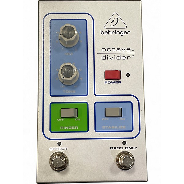 Used Behringer Octave Divider Effect Pedal