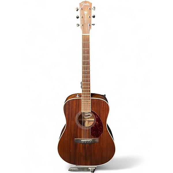 Used Fender Paramount PM-1 Standard Dreadnought Natural Acoustic Electric Guitar