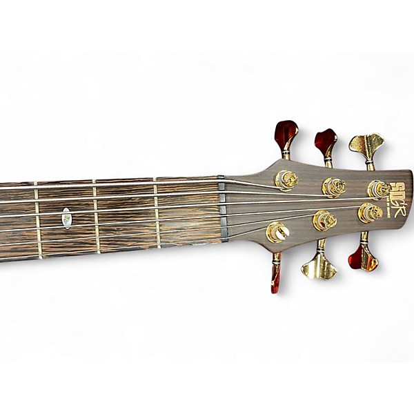Used 2010s Ibanez SR5006E-OL Prestige Soundgear Natural Wenge Electric Bass Guitar