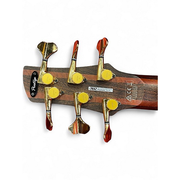 Used 2010s Ibanez SR5006E-OL Prestige Soundgear Natural Wenge Electric Bass Guitar
