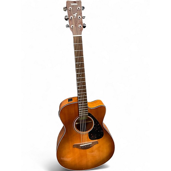 Used Yamaha FSX800C Sandburst Acoustic Electric Guitar