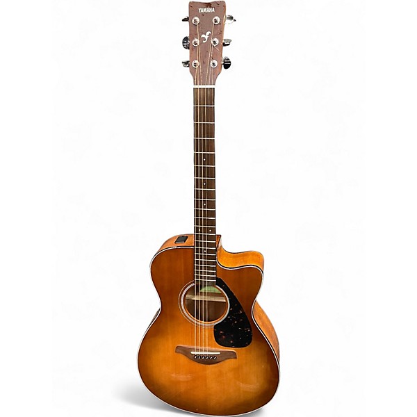 Used Yamaha FSX800C Sandburst Acoustic Electric Guitar