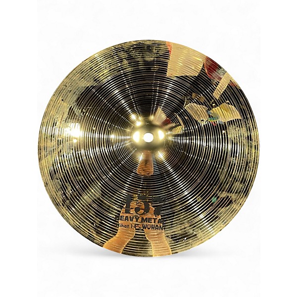 Used Wuhan Cymbals & Gongs 14in 457 Heavy Metal Hi Hat Cymbal