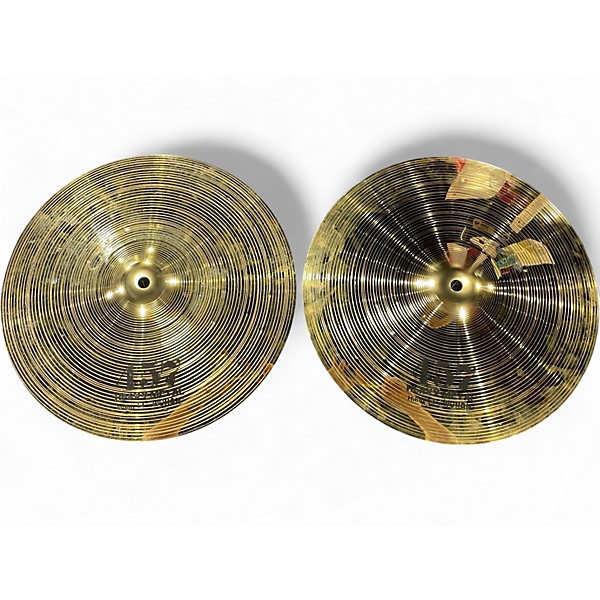 Used Wuhan Cymbals & Gongs 14in 457 Heavy Metal Hi Hat Cymbal