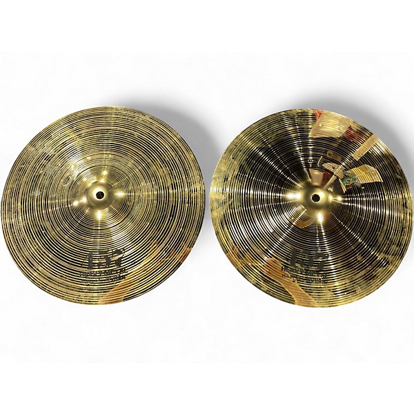Used Wuhan Cymbals & Gongs 14in 457 Heavy Metal Hi Hat Cymbal