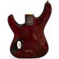 Used Schecter Guitar Research Omen Extreme 6 Trans Hot Pink Burst Solid Body Electric Guitar