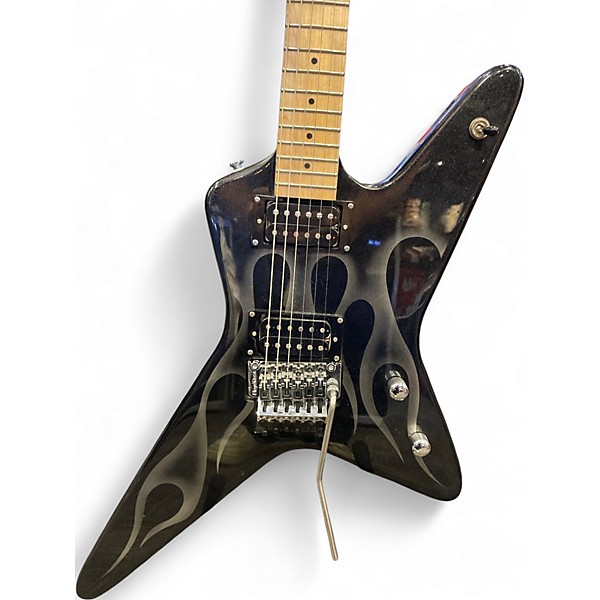 Used Kramer Tracii Guns Voyager Black Solid Body Electric Guitar