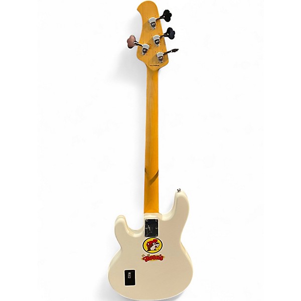 Used Sterling by Music Man RAY24 white Electric Bass Guitar
