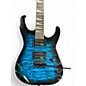 Used Jackson Dinky JS20 Trans Blue Solid Body Electric Guitar