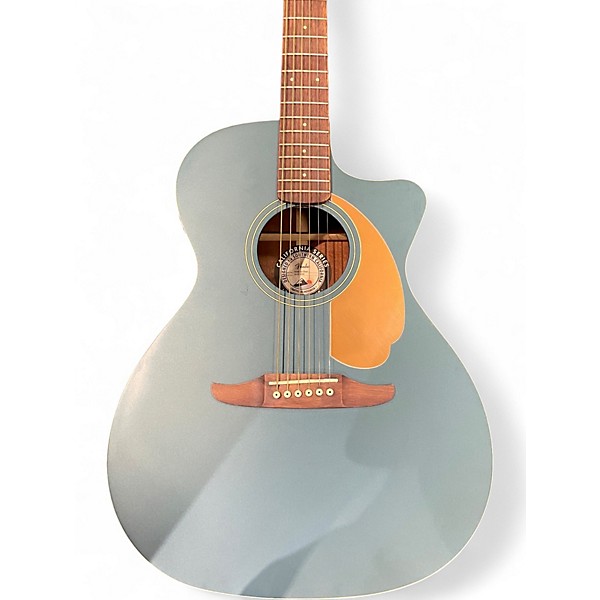 Used Fender Newporter Player Ocean Teal Acoustic Electric Guitar