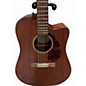 Used Fender CD60SCE All-Mahogany Natural Acoustic Electric Guitar