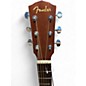 Used Fender CD60SCE All-Mahogany Natural Acoustic Electric Guitar