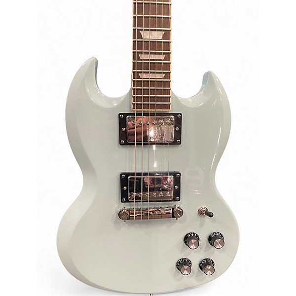 Used Epiphone Power Player SG Ice Blue Solid Body Electric Guitar