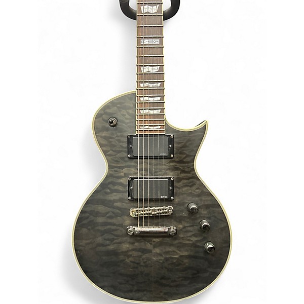 Used ESP LTD EC-401QM BLACK Solid Body Electric Guitar