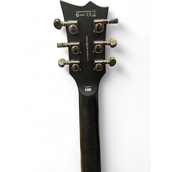 Used ESP LTD EC-401QM BLACK Solid Body Electric Guitar