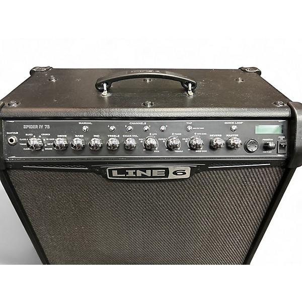 Used Line 6 Spider IV 75W 1x12 Guitar Combo Amp