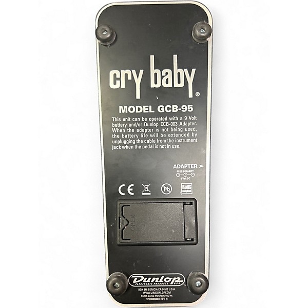 Used Dunlop GCB95TB Wah Effect Pedal