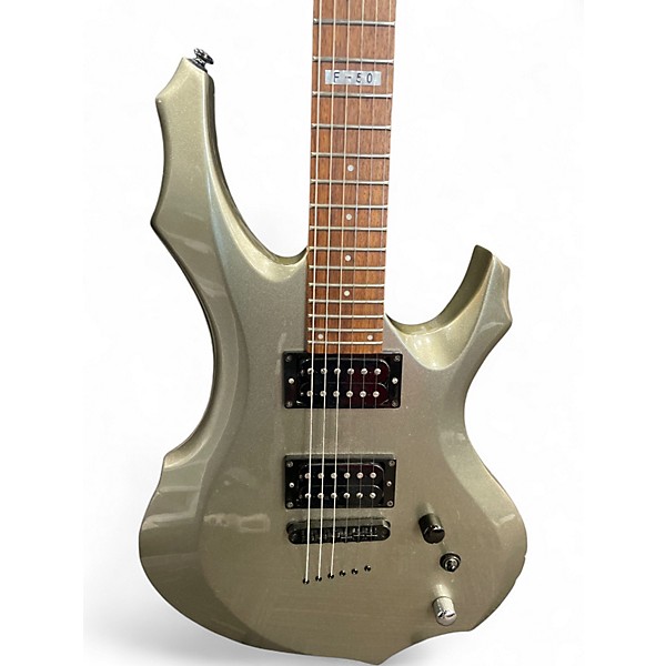 Used ESP LTD F250 METALLIC OLIVE Solid Body Electric Guitar