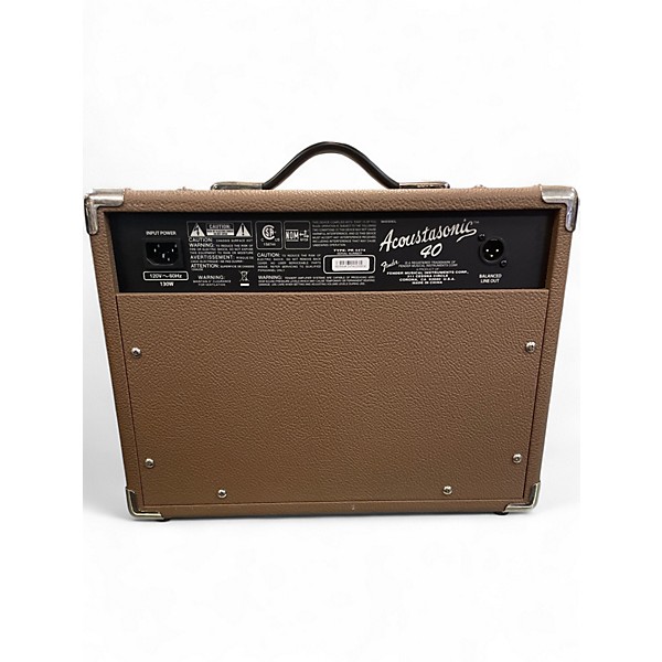 Used Fender Acoustasonic Jr 40W Acoustic Guitar Combo Amp