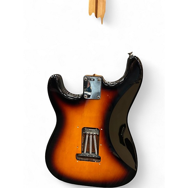 Used Fender Mexican Strat 2 Color Sunburst Solid Body Electric Guitar